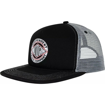INDEPENDENT BTG SUMMIT PRINTED MESH TRUCKER UNSTRUCTURED BLACK/GREY CONTRAST