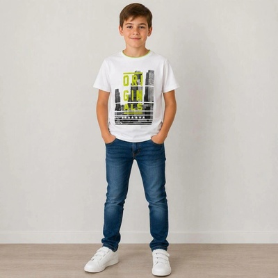 Winkiki Kids Wear Chlapecké tričko s krátkým rukávem Originals bílá