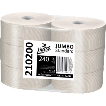 Linteo JUMBO STANDARD 240 еднослоен сив рециклиран, 255 м (6 бр. )