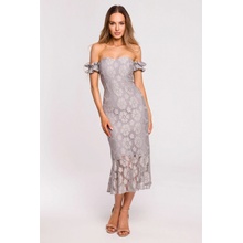 Made Of Emotion Šaty M672 Grey