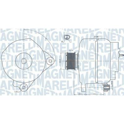 generátor MAGNETI MARELLI 063731763010