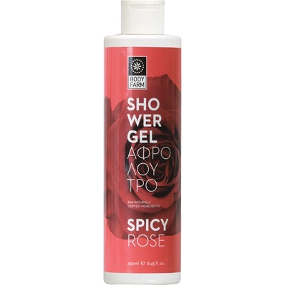 Bodyfarm Shower gel spicy rose SPrchovací gél s ružou 250 ml