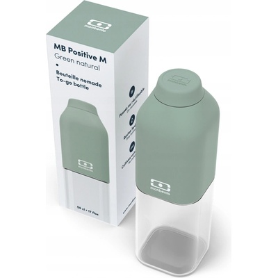 Monbento lahev na pití Positive M green Natural 500 ml