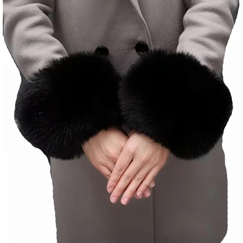 HARAHU Кожени маншети - Черна kp37097 (37097)