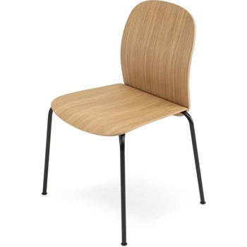 GAZZDA Трапезни столове в комплект за подреждане 2 бр. от декор от дъб в естествен цвят Book - Gazzda (642-00002)