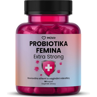 MOVit Probiotika Femina Extra Strong 90 kapslí