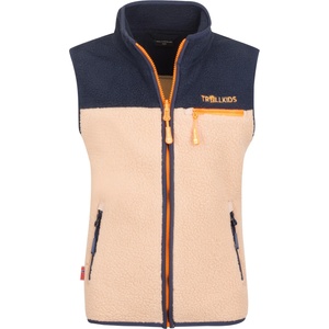 TROLLKIDS Детски поларен елек Trollkids Kid's Hemsedal Vest Fleece vest - Navy / Cashew - размер 152 (EU) (703-3294-1318)