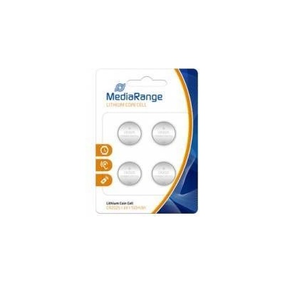 MediaRange литиева бутонна батерия CR2025, 3V, 4 бр. (MRBAT131)