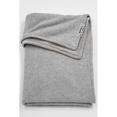 Meyco Deka do kočárku kolébky samet Knit basic Grey Melange