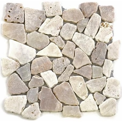 Divero Garth 573 Mozaika říční kámen 30 x 30 cm krémová 1m²