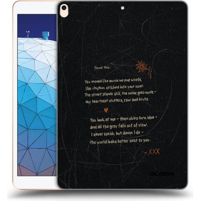 Picasee silikónový prehľadný obal pre Apple iPad Air 10.5" 2019 3.gen POET