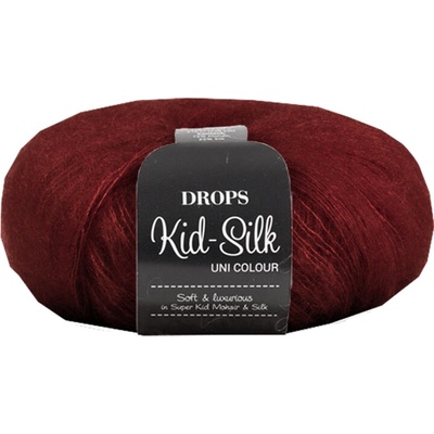 Drops Kid-Silk 68 kaštanová – Zboží Dáma