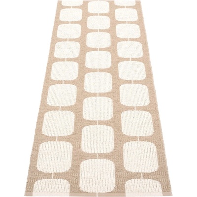 Pappelina Бежова и кремава пътека за открито и закрито 70x200 cm Sten Light Nougat - Pappelina (ST6H720)