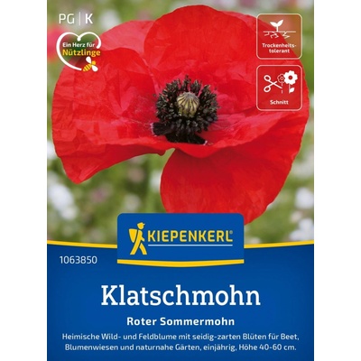 Kiepenkerl Mak vlčí "Roter Sommermohn" 1 bal.