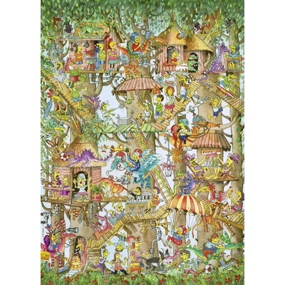 Heye - Puzzle Korki Paul: Tree Lodges - 1 000 piese