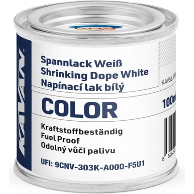 KAVAN napínací lak COLOR biely 100ml