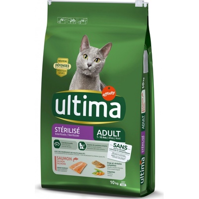 Ultima Cat Sterilized losos a jačmeň 2 x 10 kg