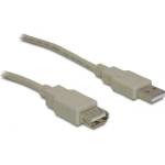 Delock USB-A 2.0 - USB-A 2.0 M/F кабел за данни удължител 1.8m сив 82239 (82239)