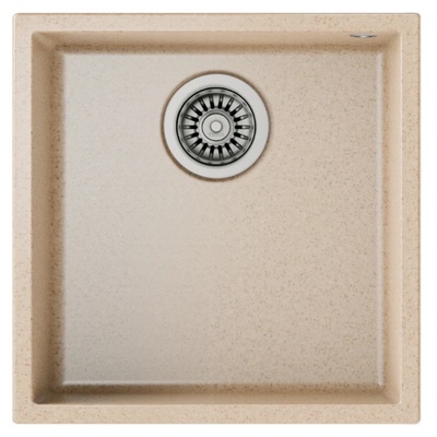 Teka Мивка Teka Square 40.40 TG, Гранит, За шкаф, 50 см, Бежов (115230027)