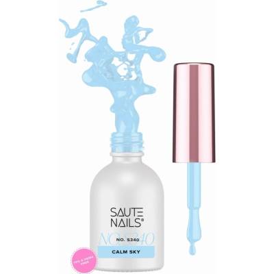 Saute Nails Hybridní lak S340 Calm Sky modrý 8 ml
