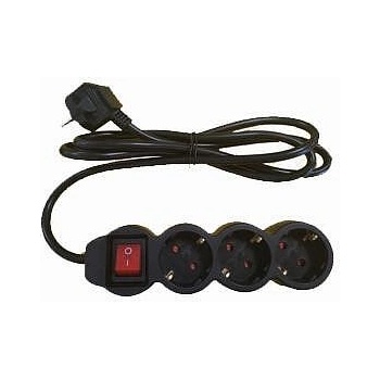 Весто Разклонител Весто Черен с ключ 3-ка (2139)