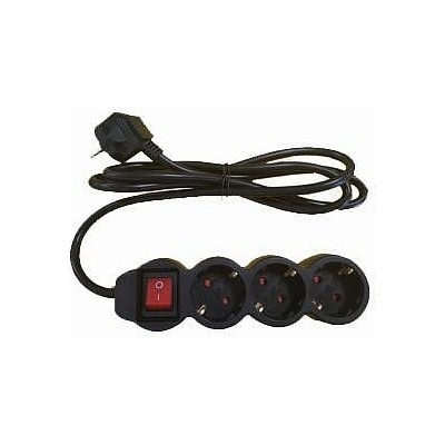 Весто Разклонител Весто Черен с ключ 3-ка (2139)