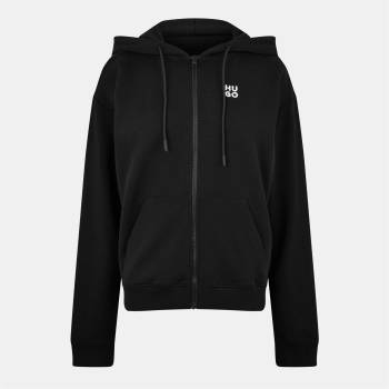 HUGO BOSS Суичър Hugo Dalfine Logo Hoodie - Black
