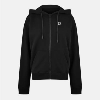 HUGO BOSS Суичър Hugo Dalfine Logo Hoodie - Black