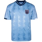 Score Draw Футболна фланелка Score Draw Score Draw England Third Shirt 1988/89 - Blue