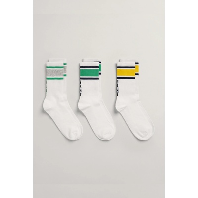 GANT SPORT SOCKS 3 PACK biela