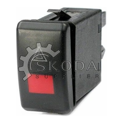 Vypínač výstražných blikačů ŠKODA Original OEM 1U0 953 235 F 47H