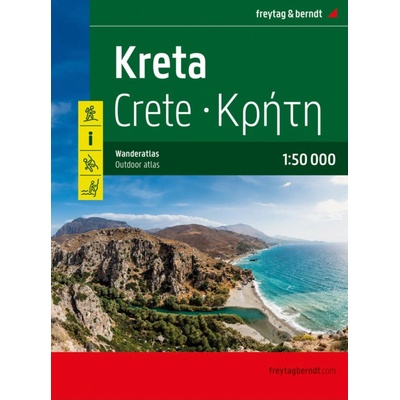 Kréta 1:50 000 / turistický atlas - freytag&berndt
