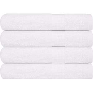 vidaXL Кърпи FROGN 4 бр. Бели 100x200 см 360 г/м2 (136666)