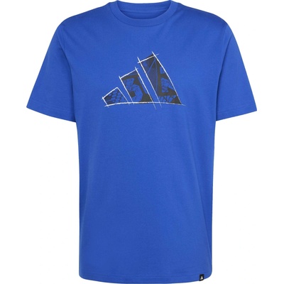 adidas Logo Graphic Tee modré čierne