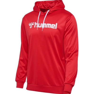 Hummel Logo Hoodie červená