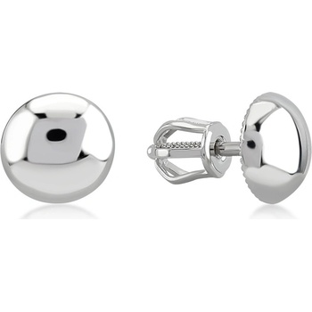 Lillian Vassago náušnice lekslé z bieleho zlata LLV11-GER044W