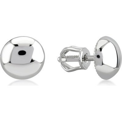 Lillian Vassago náušnice lekslé z bieleho zlata LLV11-GER044W