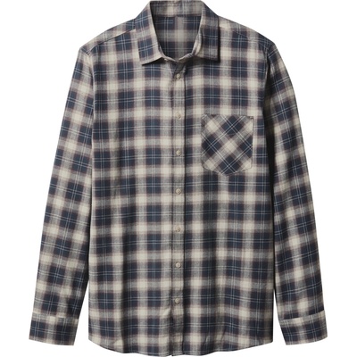 esmara Men pánská flanelová košile kostka/navy modrá/béžová – Zboží Dáma