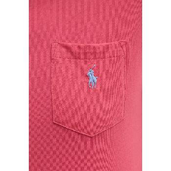 Ralph Lauren Памучна тениска Polo Ralph Lauren в червено с изчистен дизайн 710704248 (710704248)