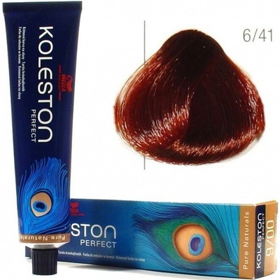 Wella Koleston Perfect 6/41 tmavá blond medená popolavá