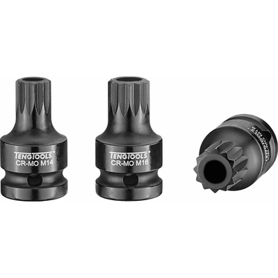 Teng Tools Nástrčný klíč xZN Spline s dlouhou stopkou a úchopem 1/2 14 mm Teng Tools