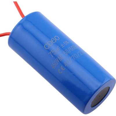 Rozbehový kondenzátor CD60, 450V, 100uF