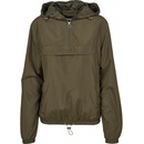 Ladies Basic Pull Over Jacket dark olive