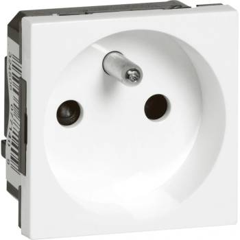 Legrand Контакт Legrand Mosaic, 16А, единичен, френски стандарт, бял (77140)