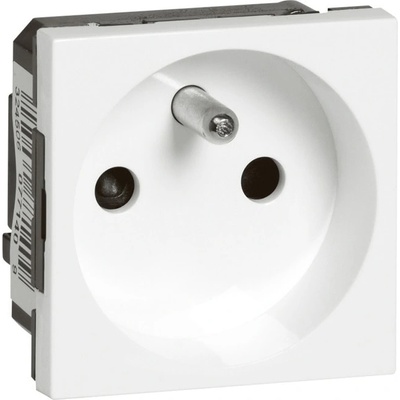 Legrand Контакт Legrand Mosaic, 16А, единичен, френски стандарт, бял (77140)