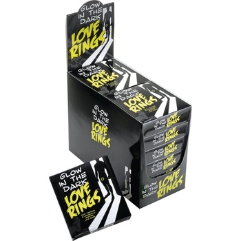 Image 1 of Spencer & Fleetwood Glow In The Dark Love Rings