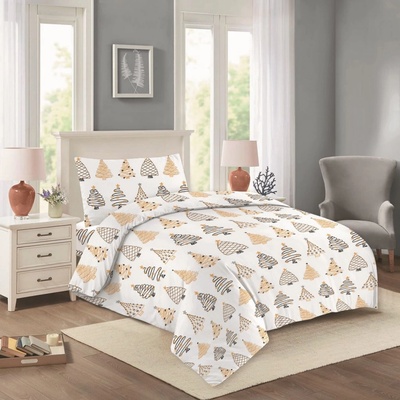 TiaHome Obliečky bavlna Vianočné prekvapenie 90x70 140x200