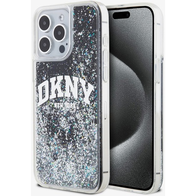 DKNY Заден капак с логото на арката с течен блясък за iPhone 13 Pro Max Black DKNY DKNY | Cheren | МЪЖЕ | UNI