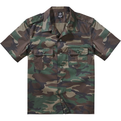 Brandit košile US shirt shortsleeve woodland
