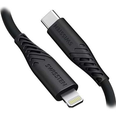 Swissten 71506517 SOFT SILICONE USB-C / Lightning, 0,4m